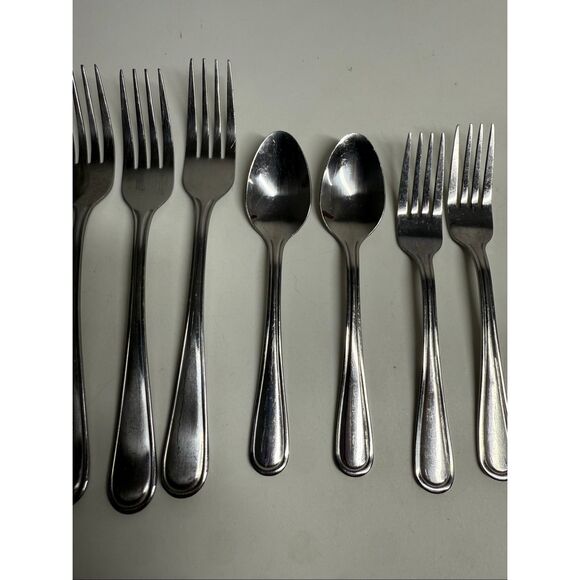Stainless China Flatware Set 13 Pieces - Picture 4 of 8